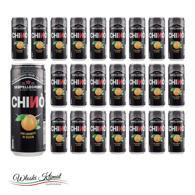 Chino San Pellegrino 330 ml X 24 szt. - widok z przodu / opakowanie