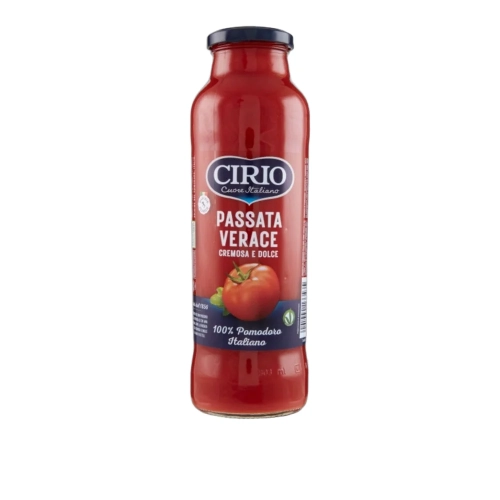 Przecier pomidorowy Passata Verace 100% Italiano CIRIO 780g - widok szczegółowy 2