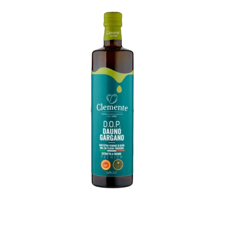 Oliwa z oliwek Extra Vergine Premium Dauno Gargano D.O.P. 100% Italia CLEMENTE 750ml - widok szczegółowy 2