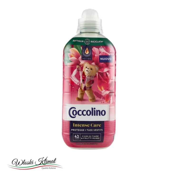 Płyn do płukania Fiori di Tiare e Frutti Rossi Koncentrat COCCOLINO 980 ml - widok z przodu / opakowanie