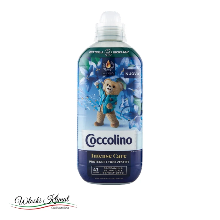 Płyn do płukania Campanula Selvatica e Bergamotto Koncentrat COCCOLINO 980 ml - widok z przodu / opakowanie