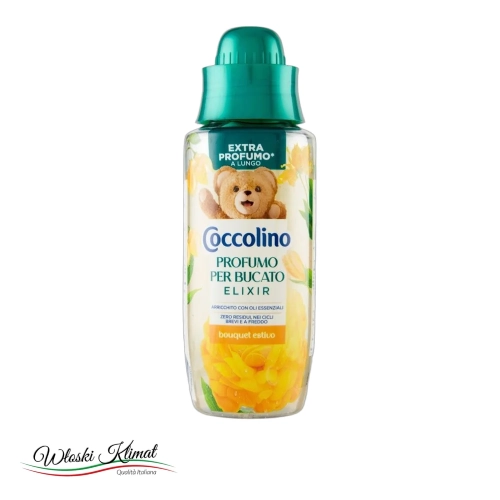 Perfumy do prania Kwiatowy Letni Bukiet Bouquet Elixir COCCOLINO 342ml - widok z przodu / opakowanie