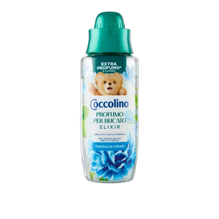 Perfumy do prania Błękitna Świeżość Freschezza Celeste Elixir COCCOLINO 342ml - widok szczegółowy 2