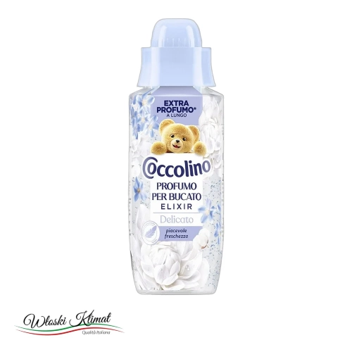 Perfumy do prania Przyjemna Świeżość Piacevole Freschezza Delicato Elixir COCCOLINO 342ml - widok z przodu / opakowanie
