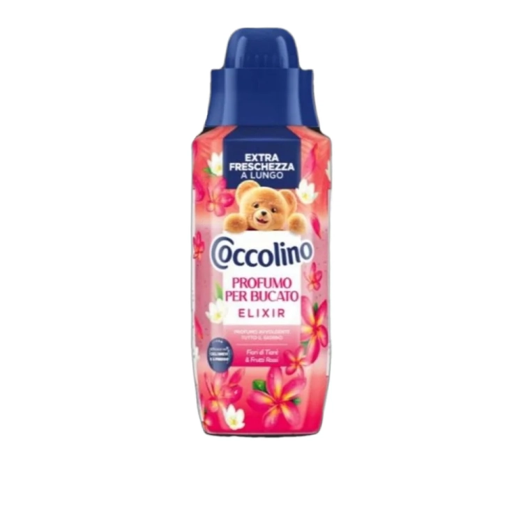 Perfumy do prania Gardenia i Owoce Leśne Tiare e Frutti Rossi Elixir COCCOLINO 342ml - widok szczegółowy 2