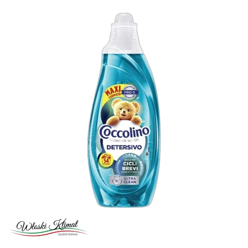 Żelowy płyn do prania Detersivo Ultra Clean Maxi Format Coccolino 2160ml - widok z przodu / opakowanie