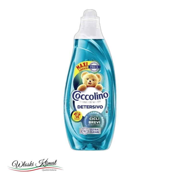 Żelowy płyn do prania Detersivo Ultra Clean Maxi Format Coccolino 2160ml - widok z przodu / opakowanie