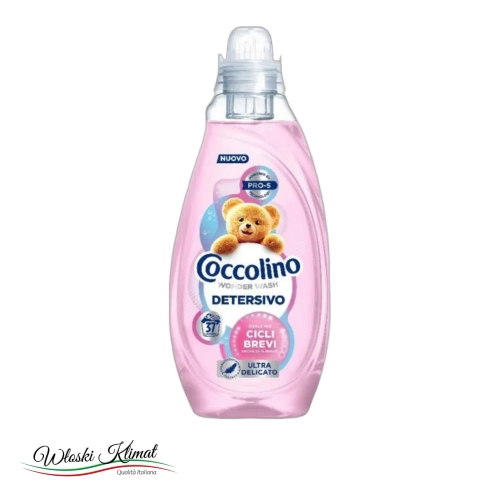 Płyn do prania do tkanin delikatnych żel Ultra Delicato Coccolino 1480ml - widok z przodu / opakowanie