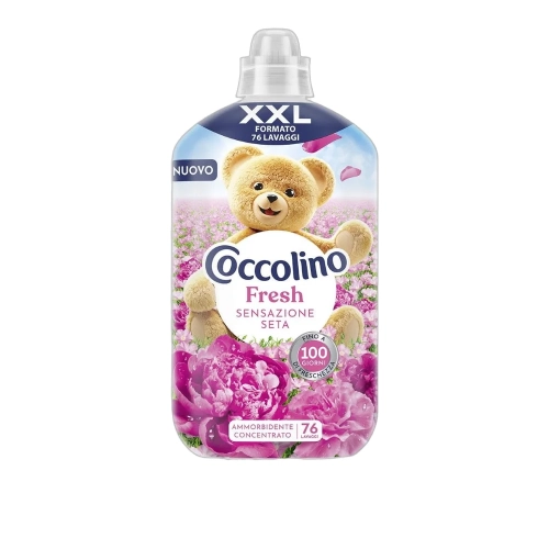 Płyn do płukania koncentrat Kwiatowy Fresh Sensazione Seta COCCOLINO 1750ml - widok szczegółowy 2