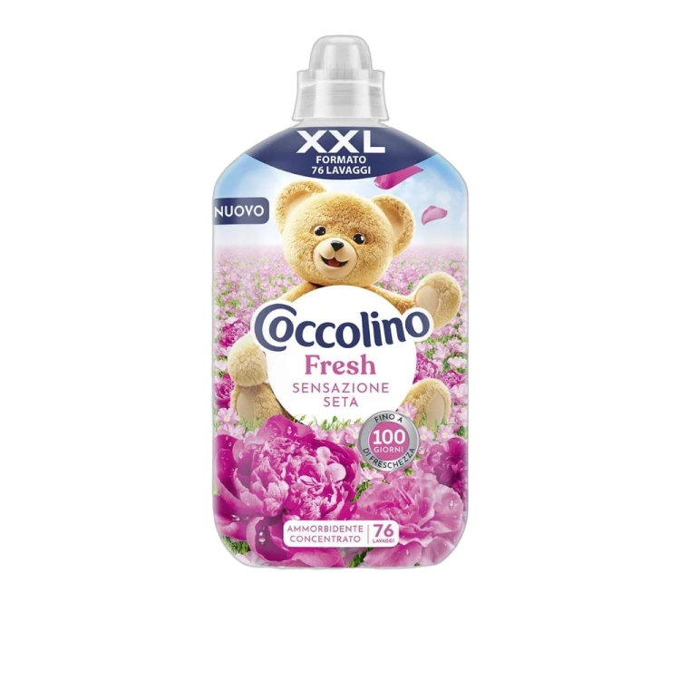 Płyn do płukania koncentrat Kwiatowy Fresh Sensazione Seta COCCOLINO 1750ml - widok szczegółowy 2