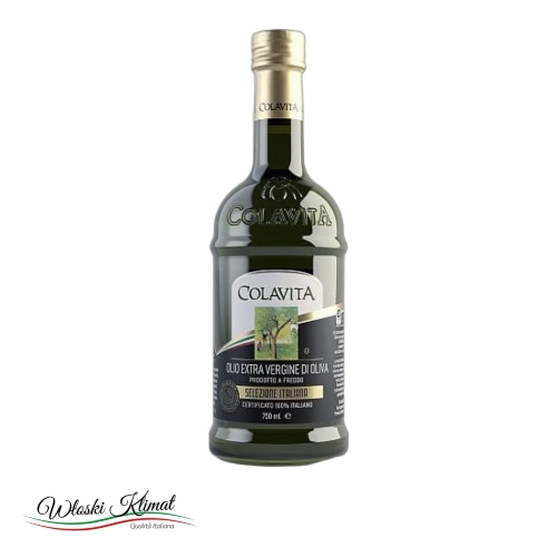 Oliwa z oliwek Extra Vergine 100% Italia COLAVITA 750 ml - widok z przodu / opakowanie