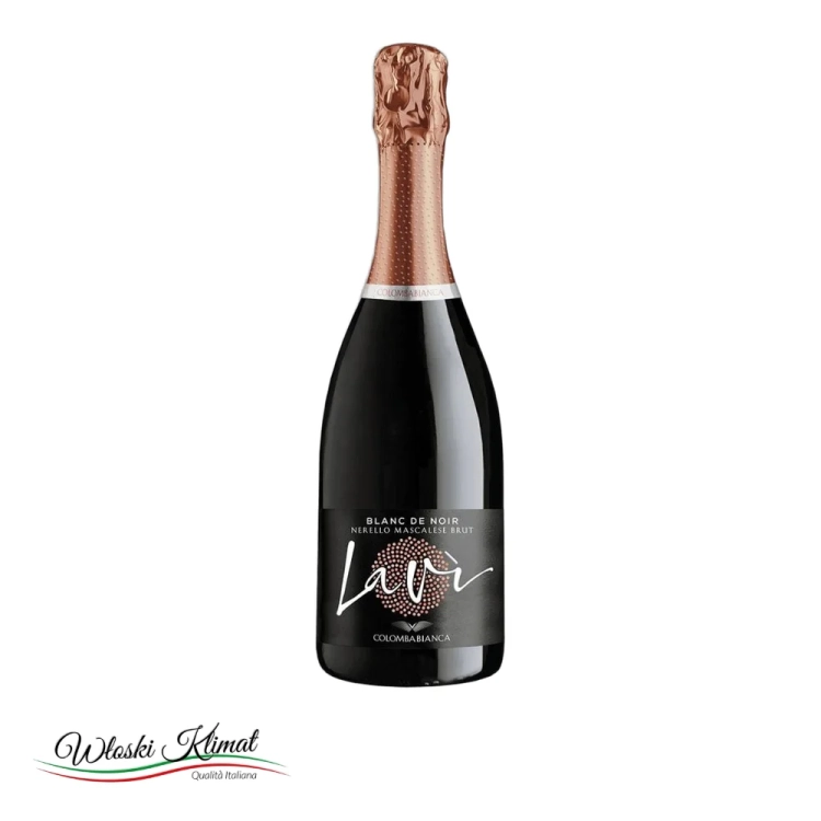Wino białe musujące Lavì Sparkling Wine Blanc De Noir Colomba Bianca 750ml - widok z przodu / opakowanie