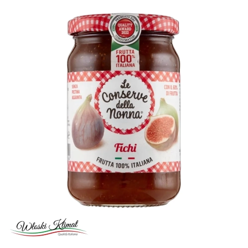 Włoska konfitura figowa LE CONSERVE DELLA NONNA 340g - widok z przodu / opakowanie