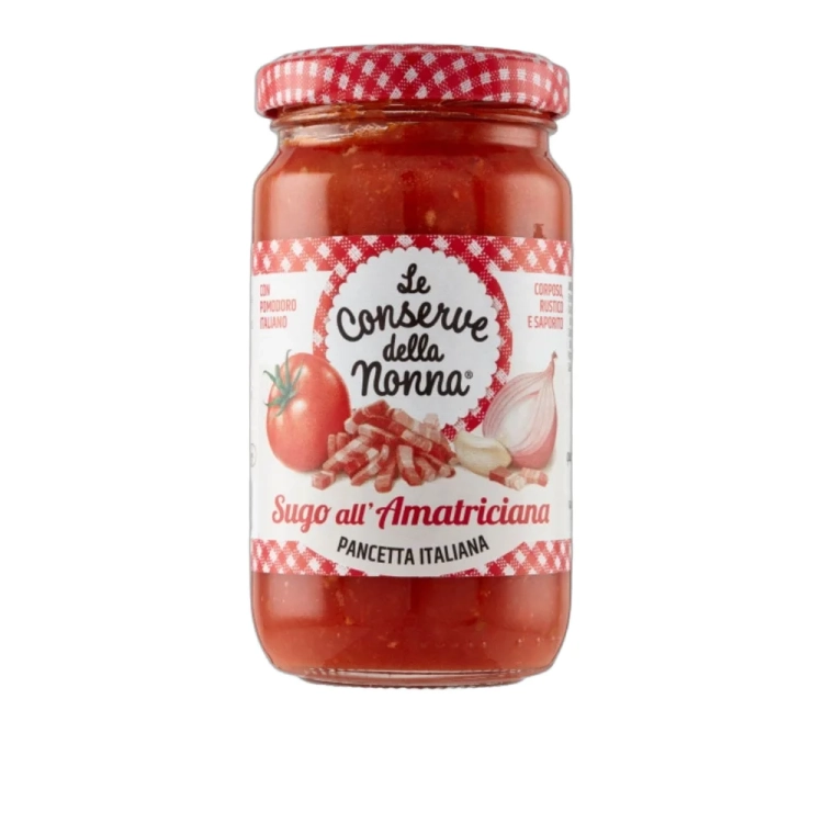 Sos pomidorowy z Pancettą all Amatriciana Le Conserve della Nonna 190g - widok szczegółowy 2