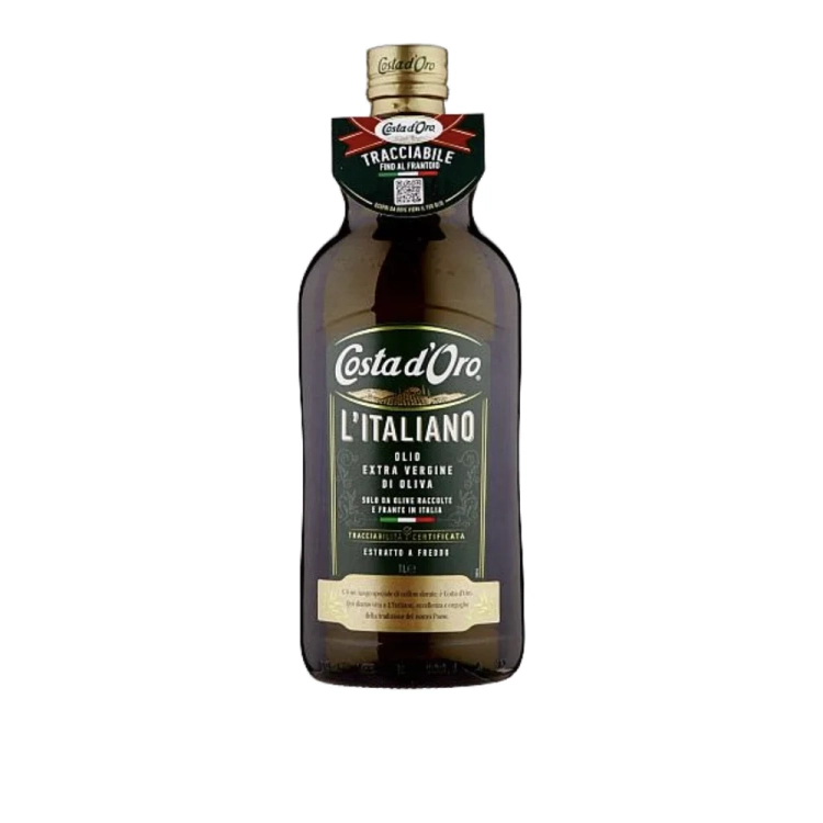 Włoska oliwa Extra Vergine Costa d'Oro 750ml - widok szczegółowy 2