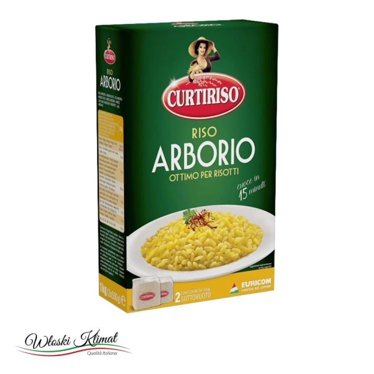 Ryż Arborio Curtiriso do risotto 1 kg - widok z przodu / opakowanie