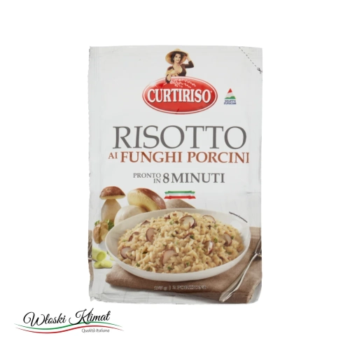 Risotto z prawdziwkami  funghi Curtiriso 175 g - widok z przodu / opakowanie