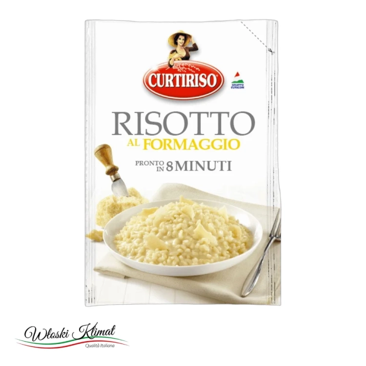Ryż risotto błyskawiczny al Formaggio Curtiriso 175 g - widok z przodu / opakowanie
