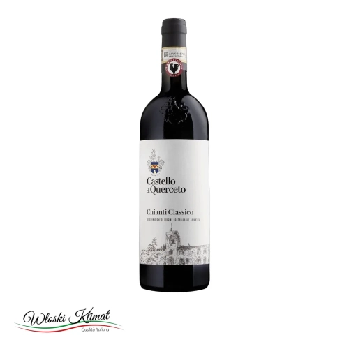 Wino czerwone wytrawne Chianti Classico DOCG Castello di Querceto 750ml - widok z przodu / opakowanie