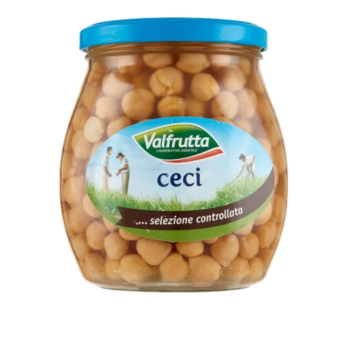 Ciecierzyca w słoiku VALFRUTTA 570g z Włoch - widok szczegółowy 2