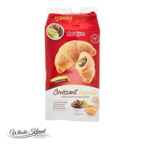 Rogaliki z nadz. pistacjowym DALCOLLE 225 g - widok z przodu / opakowanie