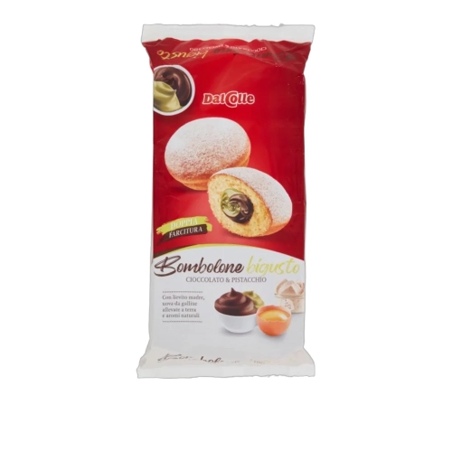 Pączki z nadzieniem pistacjowo -czekoladowym DALCOLLE 240g - widok szczegółowy 2