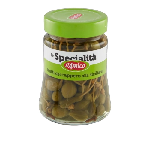 Włoskie Kapary  w occie owoc  D'Amico 290g - widok szczegółowy 2