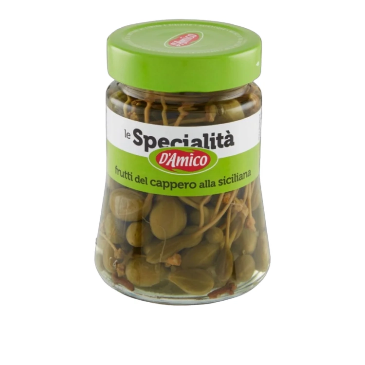 Włoskie Kapary  w occie owoc  D'Amico 290g - widok szczegółowy 2