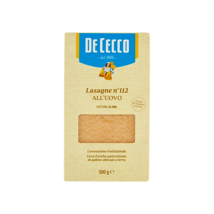 Lasagne jajeczne De Cecco 500 g - widok szczegółowy 2