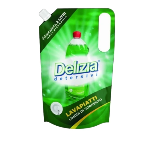 Płyn do mycia naczyń Cytrynowy - zapas Limone di Sorrento Delizia 2L - widok szczegółowy 2