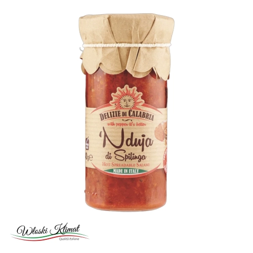 Nduja di Spillinga Delizie di Calabria 135 g - widok z przodu / opakowanie