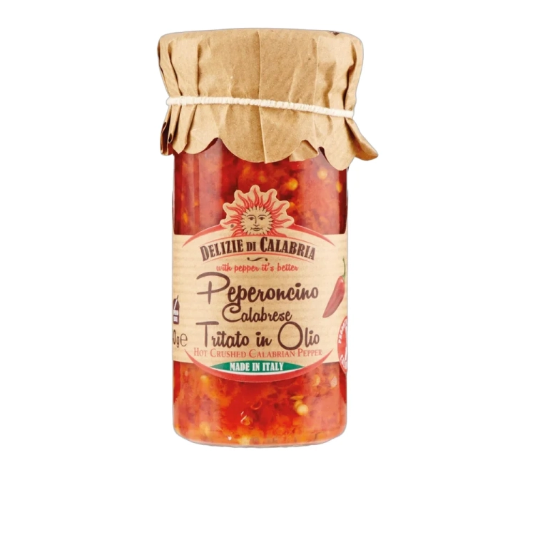 Papryczka siekana Peperoncino tritato Delizie di calabria 135 g - widok szczegółowy 2