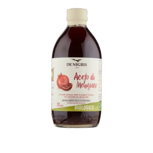 Ocet z owocu Granatu Aceto di Melograno BIO De Nigris 500ml - widok szczegółowy 2