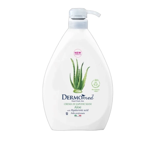 Kremowe Mydło w płynie Aloes Aloe Dermomed 1L - widok szczegółowy 2