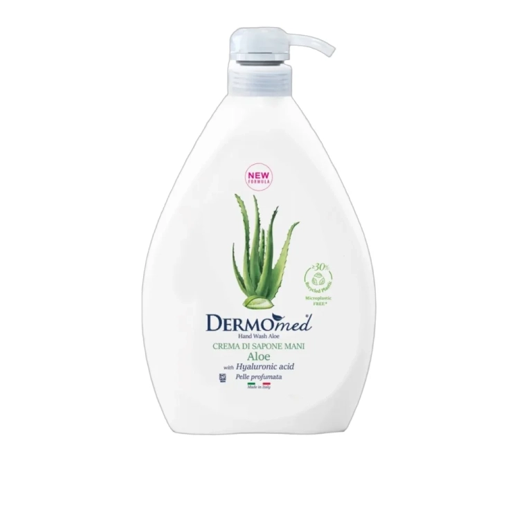 Kremowe Mydło w płynie Aloes Aloe Dermomed 1L - widok szczegółowy 2
