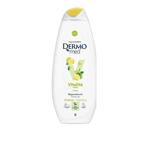 Żel pod prysznic nawilżający Lime Vital Dermomed 650ml - widok szczegółowy 2