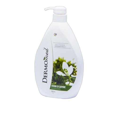 Mydło w płynie o zapachu Białego Piżma Crema Sapone Muschio Bianco Dermomed 1L - widok szczegółowy 2