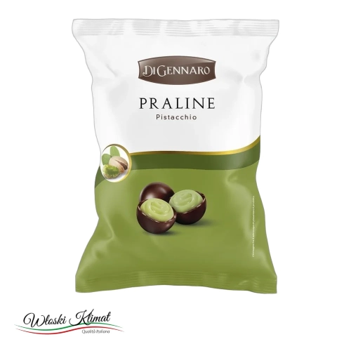 Praliny z nadzieniem pistacjowym Di Gennaro 115g - widok z przodu / opakowanie