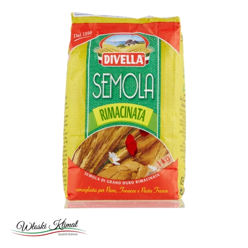 Semola rimacinata Divella 1 kg - widok z przodu / opakowanie