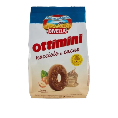 Ciastka kruche z orzechami Ottimini Divella 350 g - widok szczegółowy 2