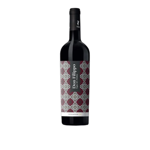 Wino czerwone Primitivo IGT Don Filippo Terre Carsiche 750ml - widok szczegółowy 2