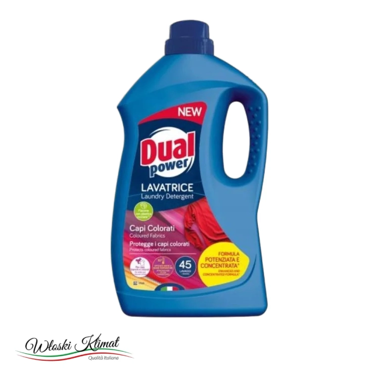 Płyn do prania tkanin kolorowych Colorati  45 prań Dual Power 1,8L - widok z przodu / opakowanie