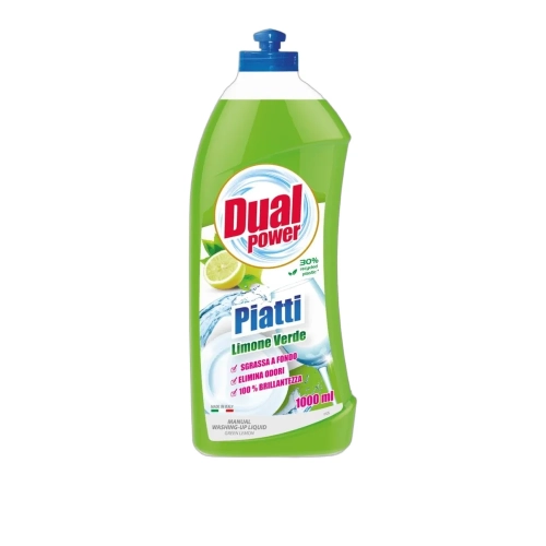 Płyn do mycia naczyń LIMONE VERDE  DUAL Power  1L - widok szczegółowy 2