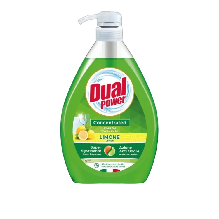 Płyn do mycia naczyń Cytrynowy LIMONE DUAL Power  1L - widok szczegółowy 2