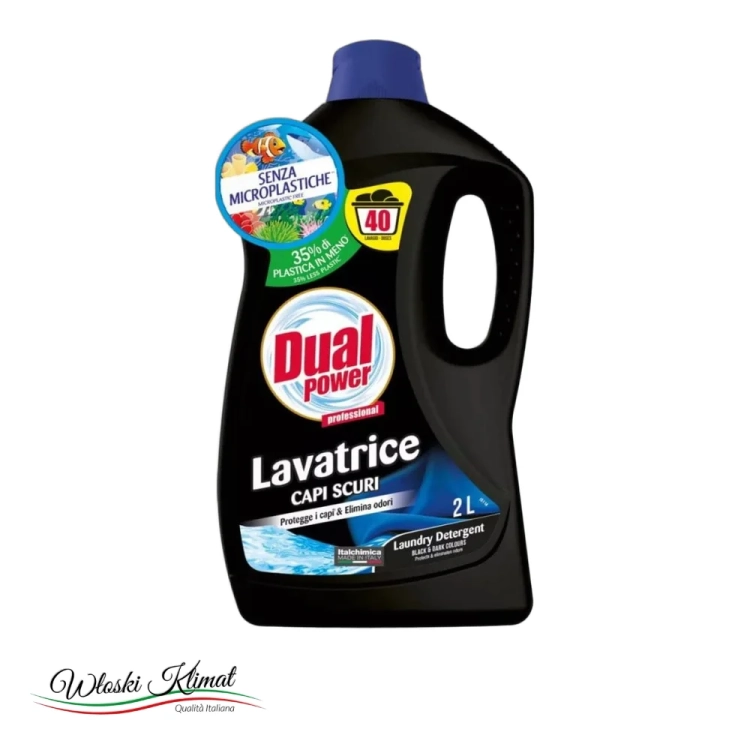 Płyn do prania ciemnych ubrań Capi Scuri Dual Power 2L - widok z przodu / opakowanie