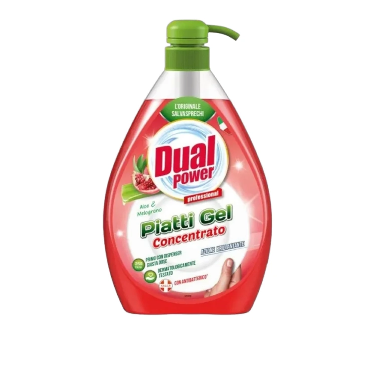 Płyn do mycia naczyń Aloes i Granat Aloe&Melograno DUAL Power 1L - widok szczegółowy 2