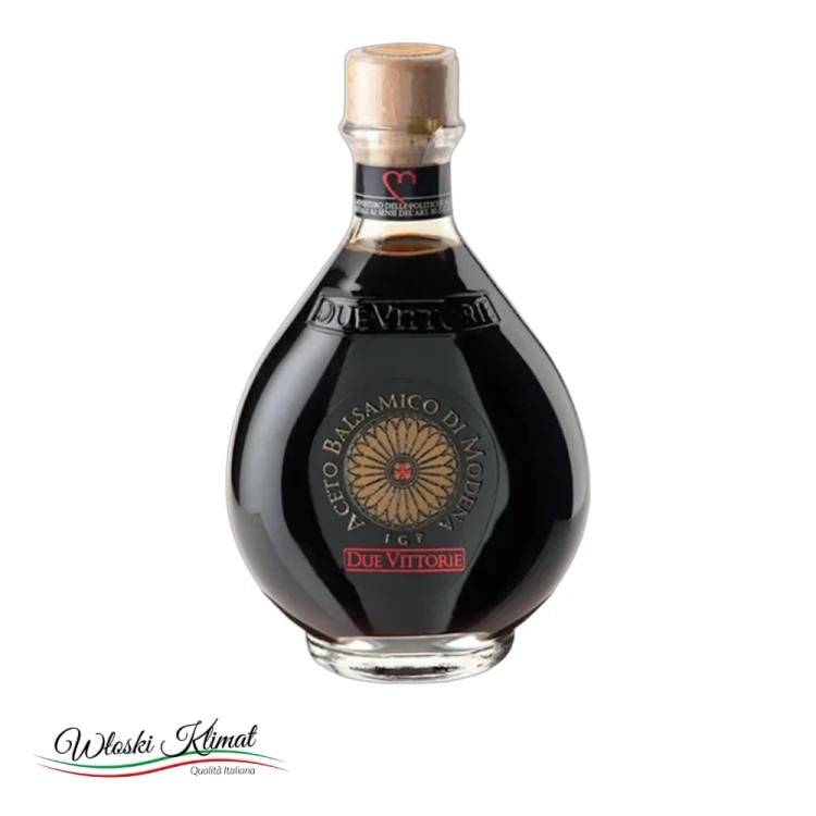 Ocet balsamiczny Aceto Balsamico di Modena IGP Due Vittorie 250 ml - widok z przodu / opakowanie