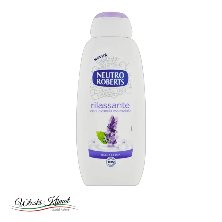 Żel pod prysznic  z Lawendą RILASSANTE Neutro Roberts 450ml - widok z przodu / opakowanie