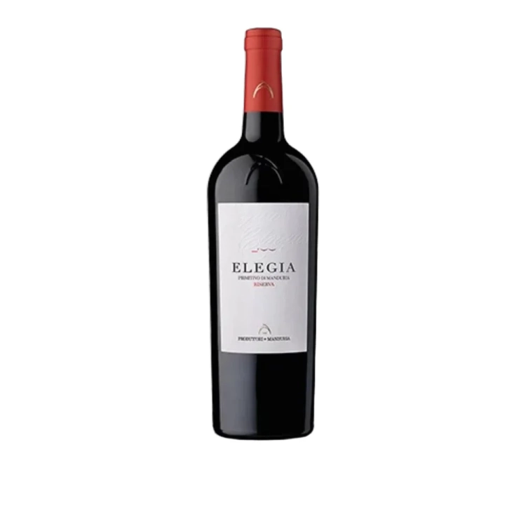 Wino czerwone Elegia Primitivo di Manduria DOP Riserva 750ml - widok szczegółowy 2