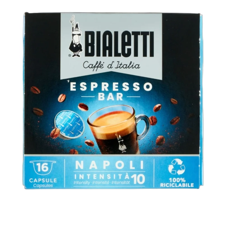 Kawa w kapsułkach Espresso Bar Napoli 16 szt. BIALETTI - widok szczegółowy 2